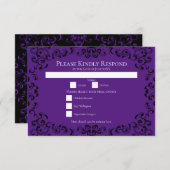 INVITATION MODÈLE SWIRL (Devant / Derrière)