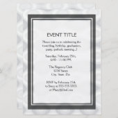 Invitation Modèle vierge rapide et facile (Devant / Derrière)