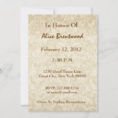 Invitation Modèle W844 de la fête du 50e anniversaire de l'OR (Dos)