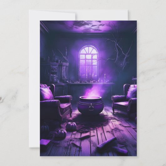 Invitation Modèles de l'invitation créative Halloween (Dos)