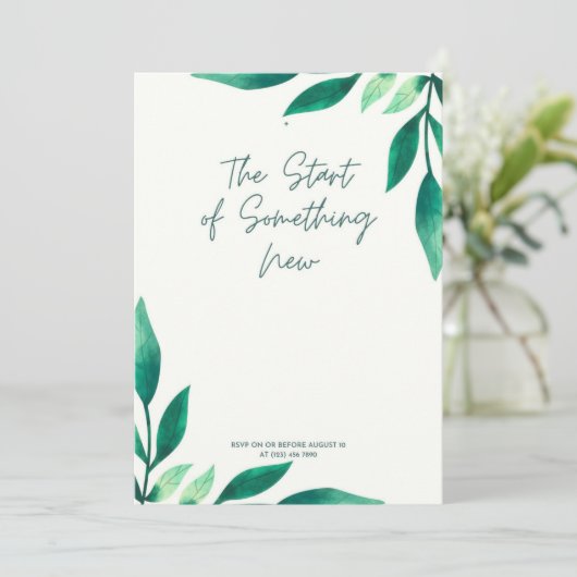 Invitation modèles d'invitation (Debout devant)