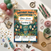 Invitation Modèles d'invitations d'anniversaire pour une île