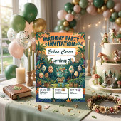 Invitation Modèles d'invitations d'anniversaire pour une île