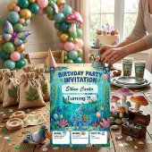Invitation Modèles d'invitations d'anniversaire sur le thème