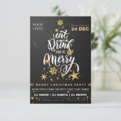 Invitation modèles du prospectus de Noël (Debout devant)