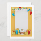 Invitation Modèles : Faites leur journée spéciale (Devant / Derrière)