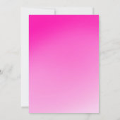 Invitation Modern 10th Birthday Girl with Pink Number Balloon (Dos)