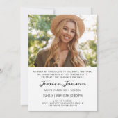 Invitation Modern 2 Photo VIRTUAL Graduation Party (Dos)