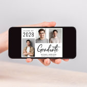 Invitation Modern 3 Photo Graduation Party