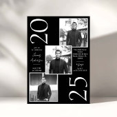 Invitation Modern 3 Photos Graduation Party