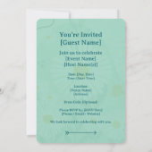 Invitation Modern Abstract Botanical Seaside Daisy (Dos)