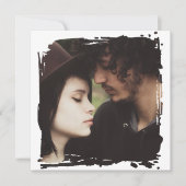 Invitation Modern and Simple Unique Photo Template Wedding (Devant)