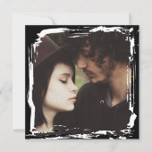 Invitation Modern and Simple Unique Photo Template Wedding (Devant)