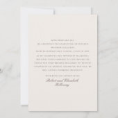 Invitation Modern Arch Beige Graduation Announcement (Dos)