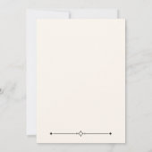 Invitation Modern Art Deco 50 and Fabulous Birthday (Dos)