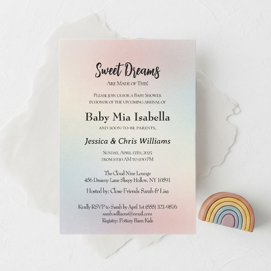 Invitation Modern Baby Shower Invite