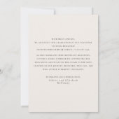 Invitation Modern Beach Photo Graduation Announcement Card (Dos)