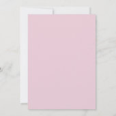 Invitation Modern Blush Pink Balloon Girl First Birthday (Dos)