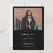 Invitation Modern Boho Arch 2 Photos Graduation (Dos)