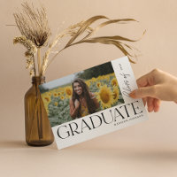 Modern Bold Type Graduate Graduate Graduate Photo