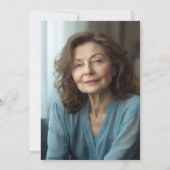 Invitation Modern Born in 1956 4 Photos 70th Birthday Party (Dos)