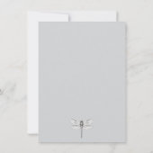 Invitation Modern Brushstroke Photo Blue Rehearsal Dinner (Dos)