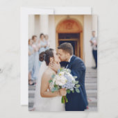 Invitation Modern Calligraphy Script 2 Photo Overlay Wedding (Dos)