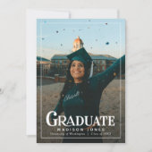 Invitation Modern Chic Photo Graduation Party (Devant)