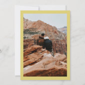 Invitation Modern Citrus Yellow Ampersand 5-Photo Wedding (Dos)