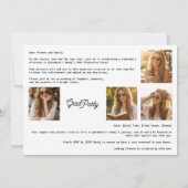 Invitation Modern Class of 2026 Multi Photo Graduation Party  (Dos)