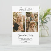 Invitation Modern Class of 2026 Photo Graduation Invite (Debout devant)