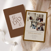 Invitation Modern Class of 2026 Photo Minimal Graduation 