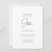 Invitation Modern Classic Surprise Proposal Party (Devant)