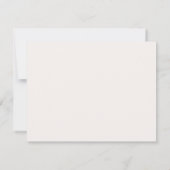 Invitation Modern Coastal Monogram Seashell Note Card (Dos)