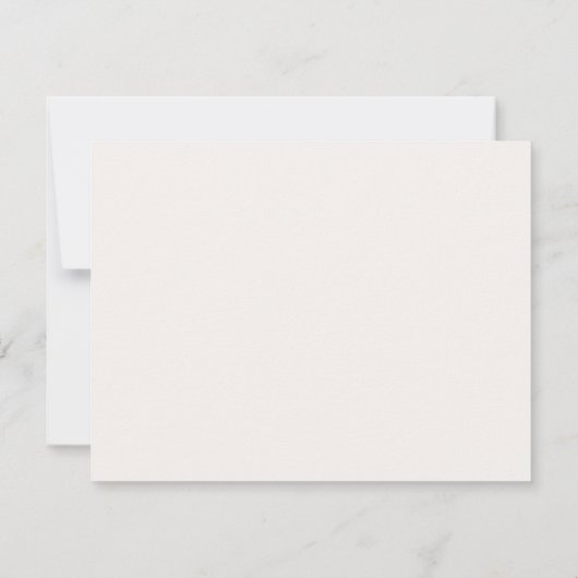 Invitation Modern Coastal Monogram Seashell Note Card (Dos)