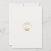 Invitation Modern Coastal Seashell Nautical Striped Wedding (Dos)