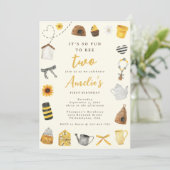 Invitation Modern Cute c'est tellement amusant d'être deux 2è (Debout devant)