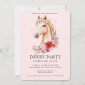 Invitation Modern  Derby Party  (Devant)