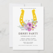 Invitation Modern  Derby Party  (Devant)