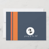 Invitation Modern Deux Fast Race Car Boy 2nd Birthday Poto (Dos)