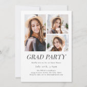 Invitation Modern Elegance Class of 2026 Photo Graduation (Dos)