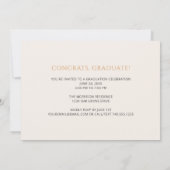 Invitation Modern Elegance One Photo 2025 Graduation Party (Dos)