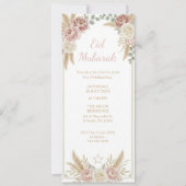 Invitation Modern Elegant Boho Floral Eid Mubarak Digital (Devant)