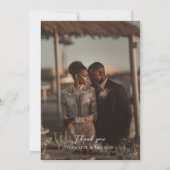 Invitation Modern Elegant Overlay Wedding Photo (Dos)
