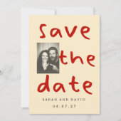 Invitation Modern Funny Minimal Photo (Devant)