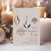 Invitation Modern Geometric Christmas Party
