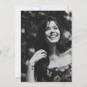 Invitation Modern Gold Chic Surprise Photo Anniversaire (Dos)