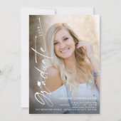 Invitation Modern Graduate 5 Photo Graduation (Devant)