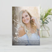 Invitation Modern Graduate 5 Photo Graduation (Debout devant)