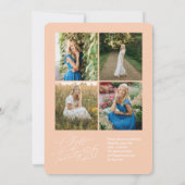 Invitation Modern Graduation Announcement Photo Card (Dos)